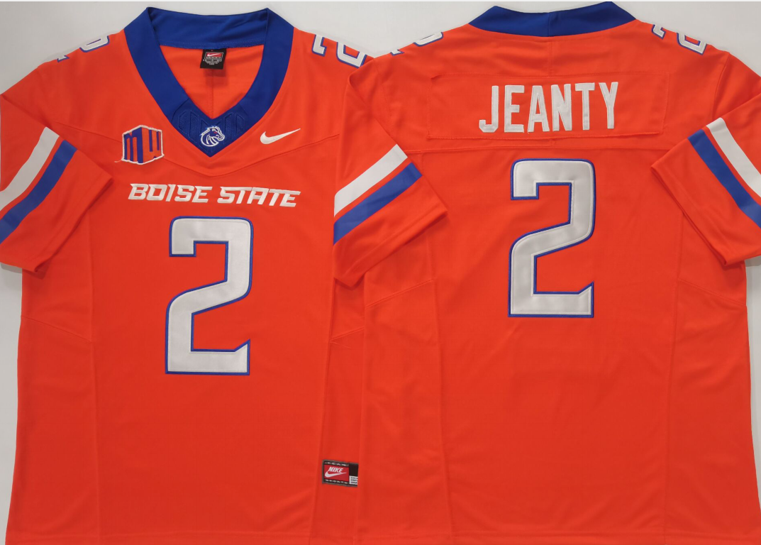 Men Boise State Broncos #2 Jeanty orange 2024 Nike NCAA jersey